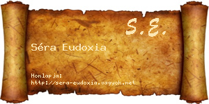 Séra Eudoxia névjegykártya